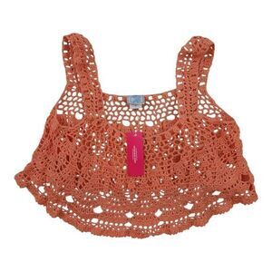 New Anna Kosturova Crochet Crop‎ Top Womens Medium